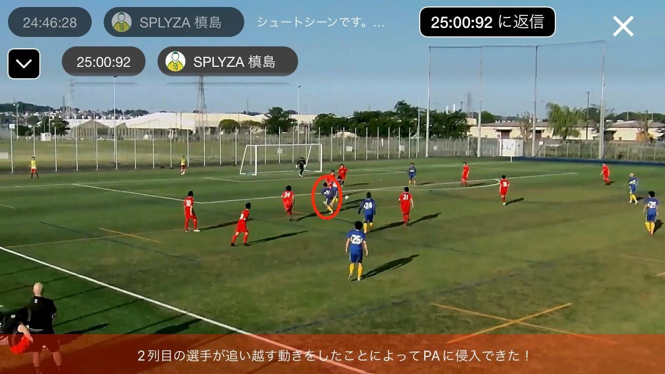シュートまでいけたポイントはどこ？